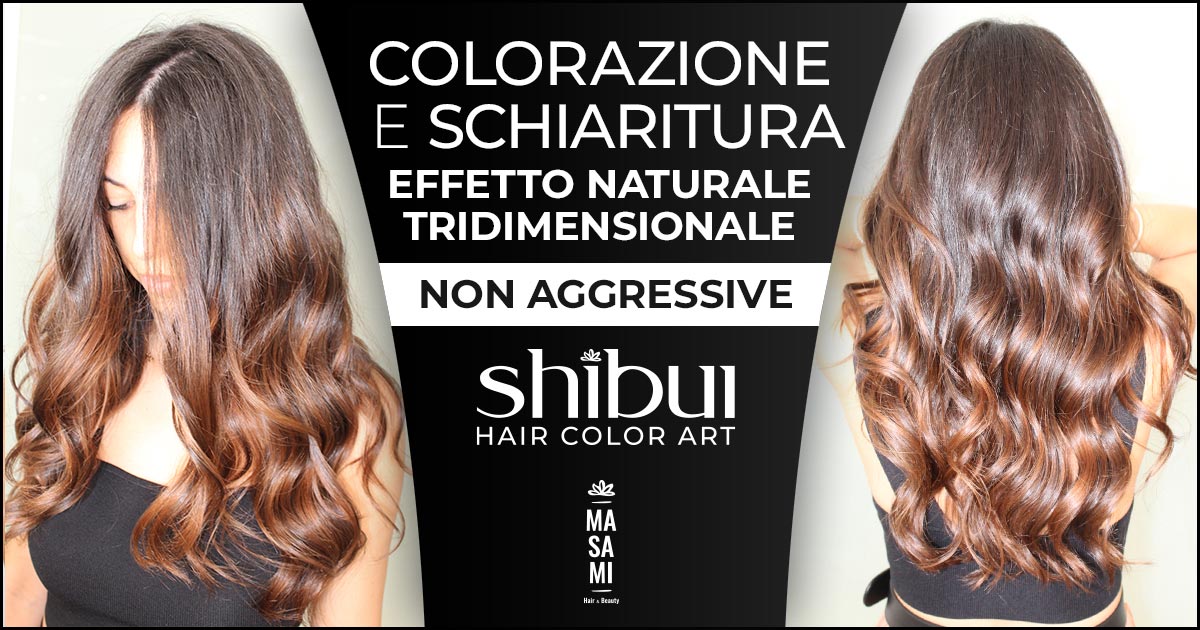 Colorazione e Schiaritura Capelli Donna Non Aggressive | Metodo Shibui