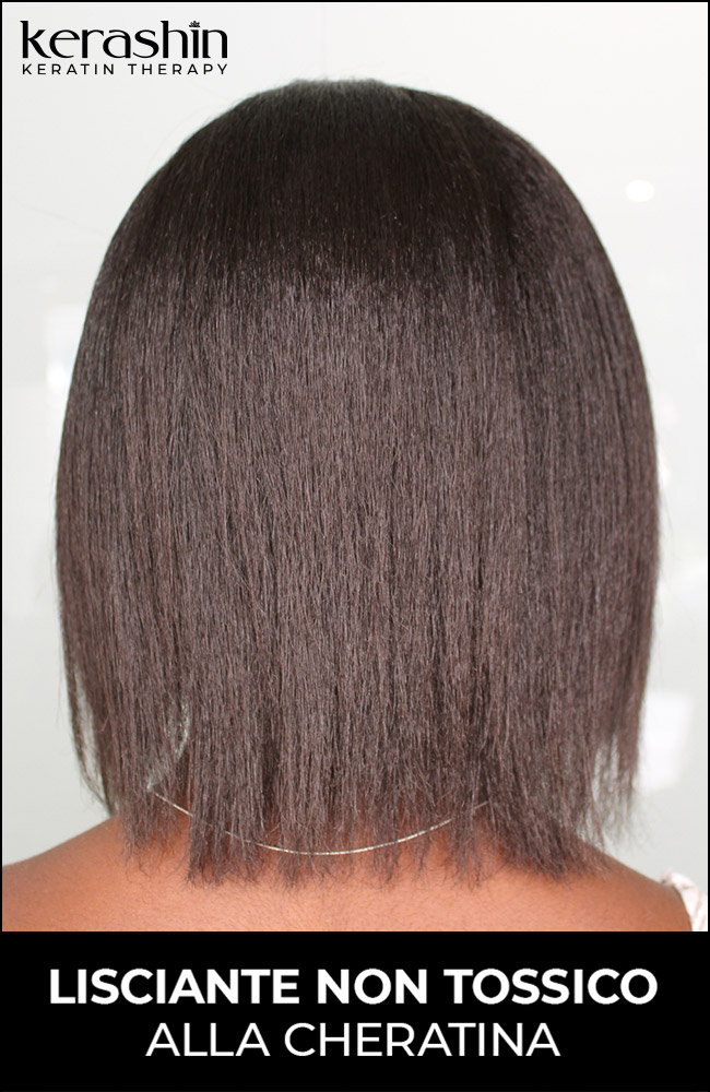 Trattamento lisciante per capelli afro alla cheratina non tossico | Metodo Kerashin