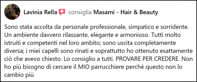 Parrucchiere Bari Donna | MASAMI - Hair & Beauty