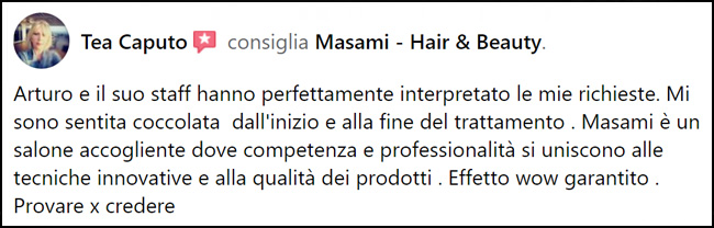 Parrucchiere Bari Donna | MASAMI - Hair & Beauty