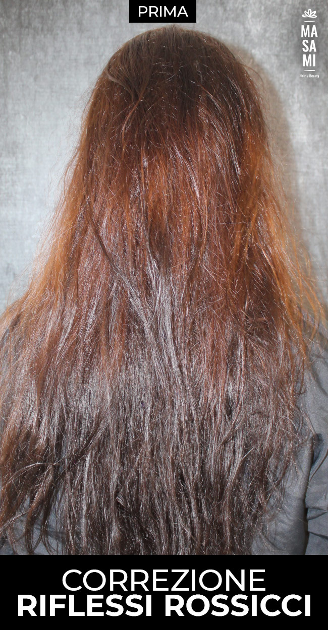 Correzione riflessi rossicci capelli a Bari | MASAMI - HAIR & BEAUTY