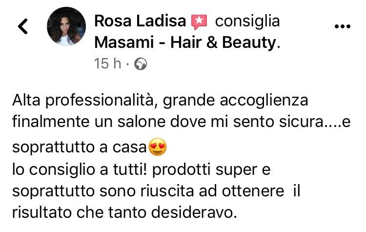 Miglior parrucchiere Bari Masami - Hair & Beauty