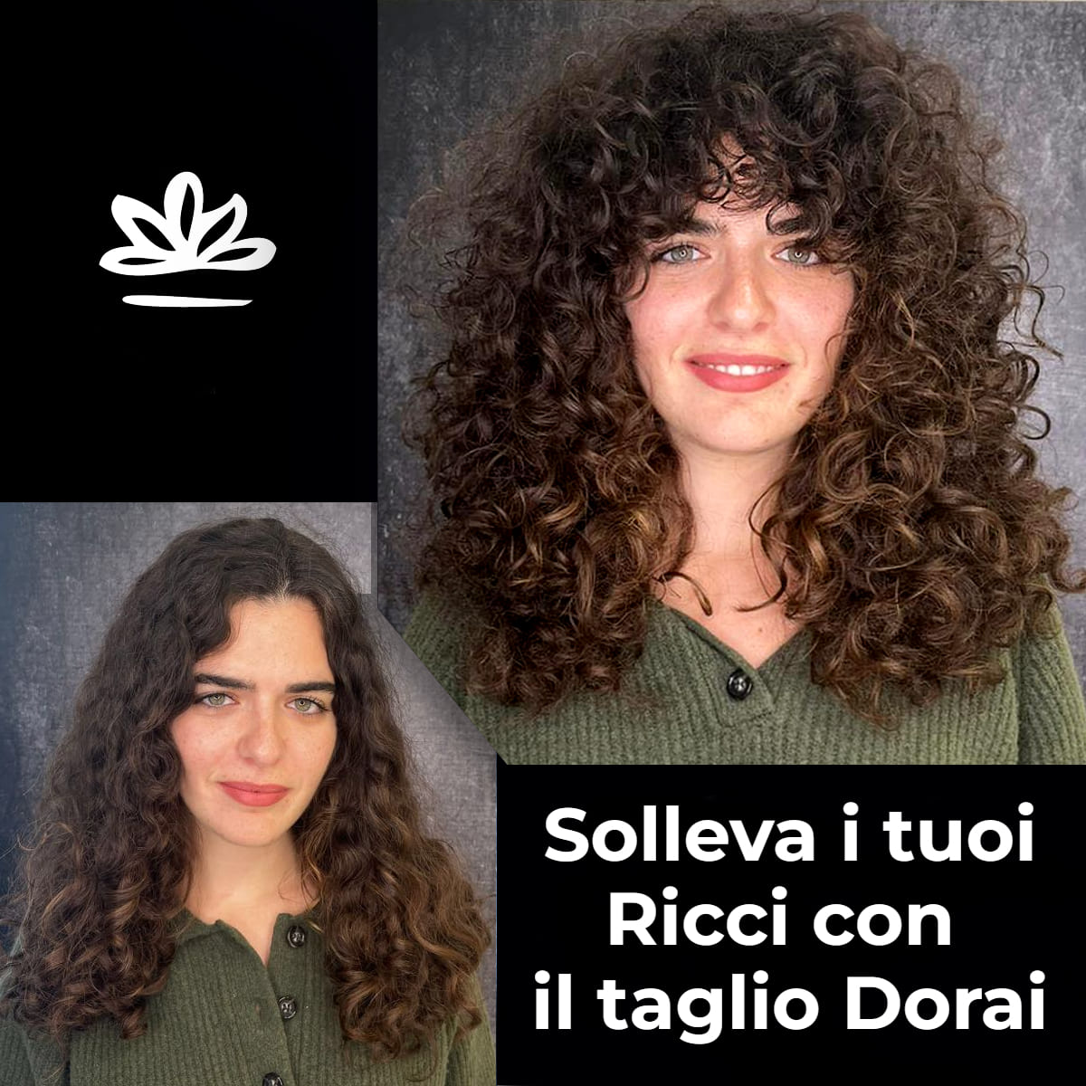 solleva capelli ricci con taglio da asciutto dorai bari taranto lecce foggia brindisi puglia