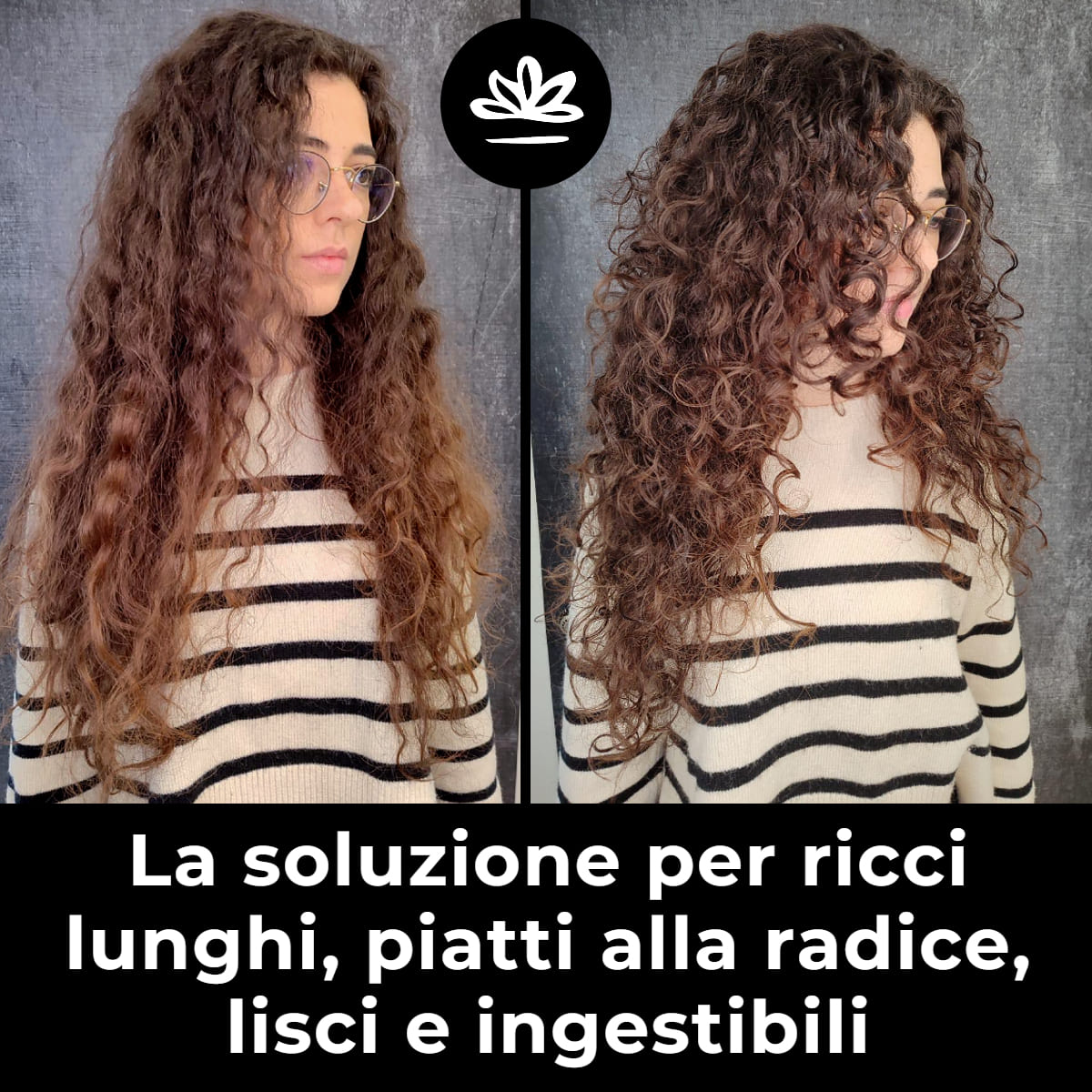 soluzione per capelli ricci lunghi piatti alla radice lisci ingestibili bari taranto lecce foggia brindisi puglia