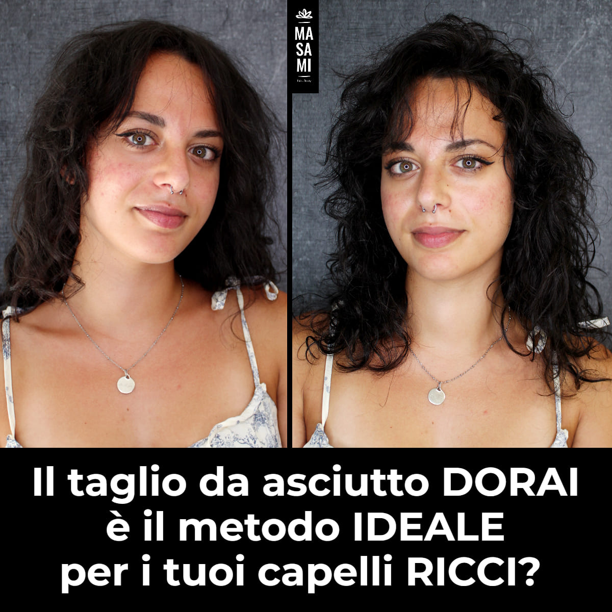 taglio da asciutto dorai metodo ideale per capelli ricci bari taranto lecce foggia brindisi puglia