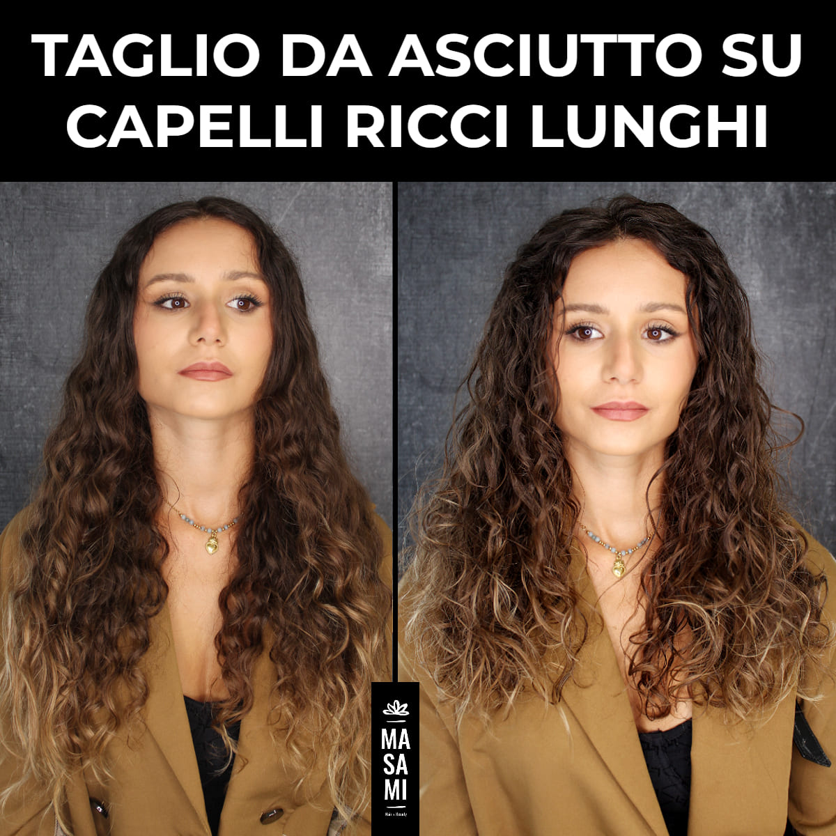 taglio da asciutto su capelli ricci lunghi bari taranto lecce foggia brindisi puglia