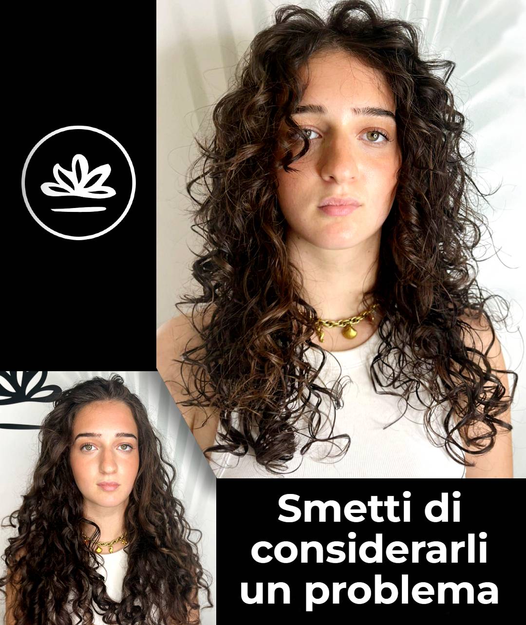 taglio capelli ricci da asciutto tecnica professionale bari puglia