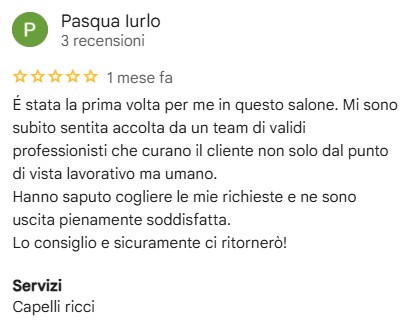 recensioni colore ricrescita capelli ricci mossi bari puglia