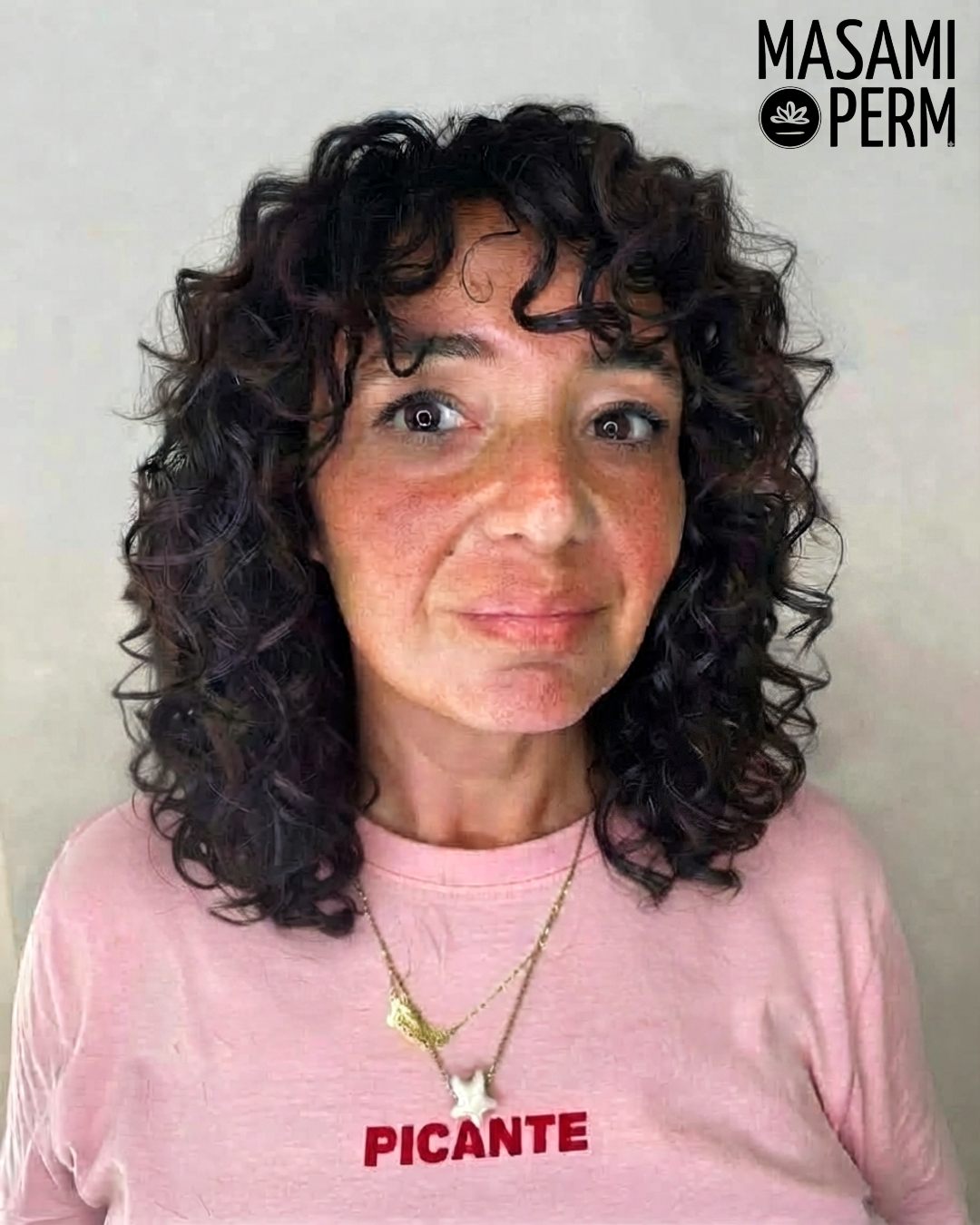 natural curly hair perm waves soft curly salon bari apulia english speaking